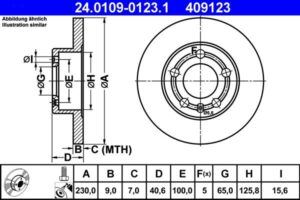 ATE 24.0109-0123.1 - Bremsscheibe